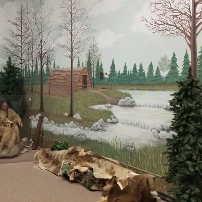 a photo of the woodlands room