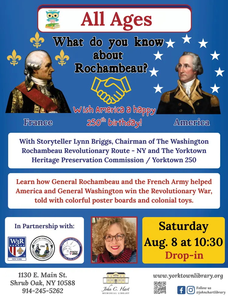 What do you know about Rochambeau? Flyer Image