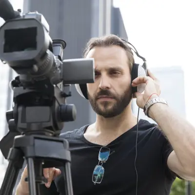 image of a cameraman
