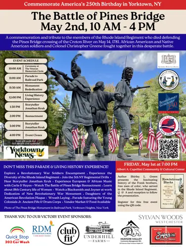 The Battle of Pines Bridge Event Flyer