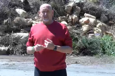 Dave video screenshot at organic waste facility