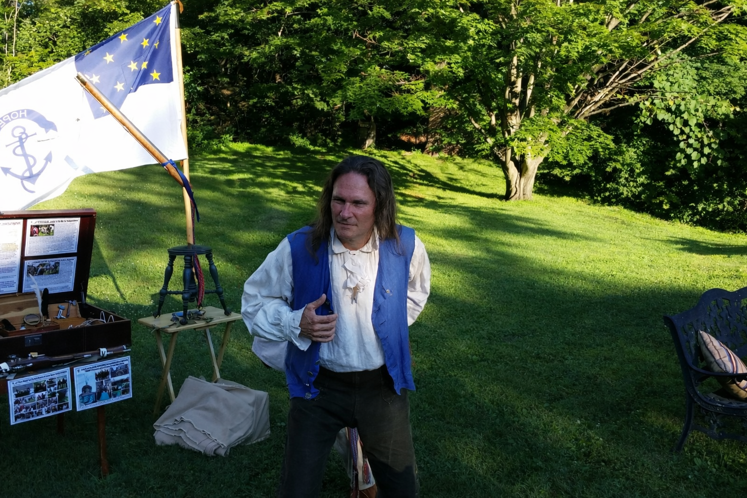 Jonathan Kruk as Christopher Greene - Revolutionary!