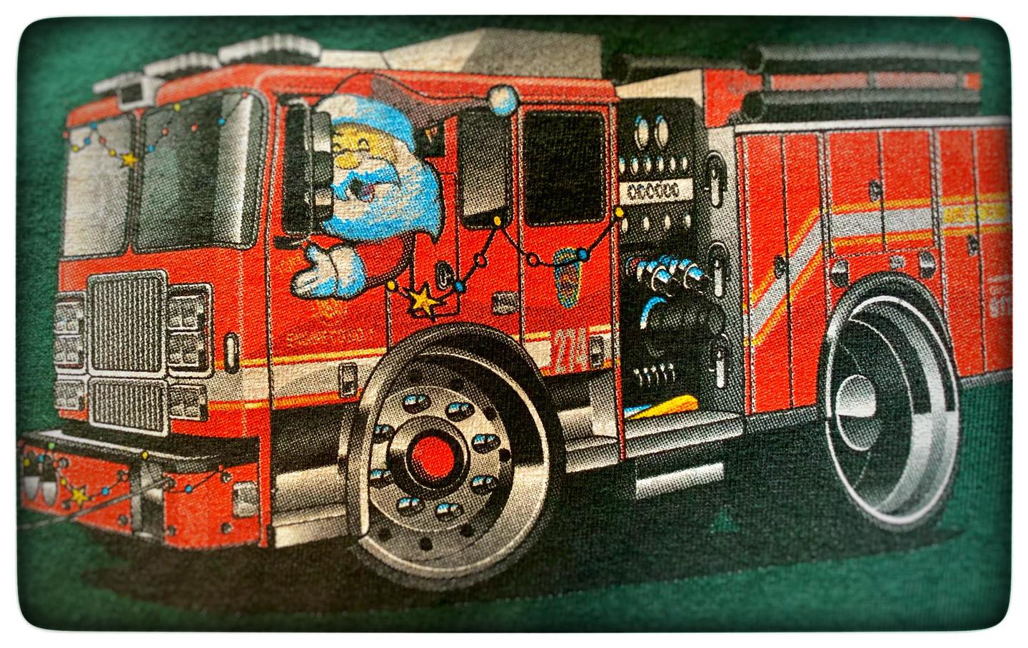 Santa Fire Truck