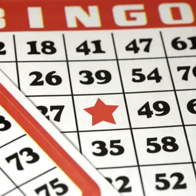 image of a bingo card