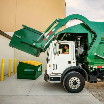 commercial dumpster pickup