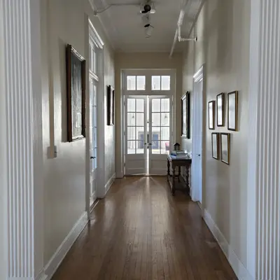 Hallway in north wing of 1924 addition.