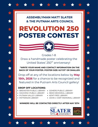 Revolution 250 Poster Contest Flyer