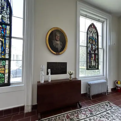 Hallway in south wing of the 1924 addition.