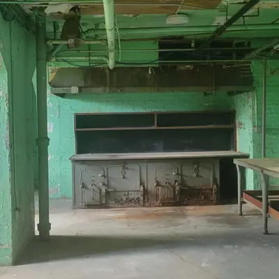 Basement room.