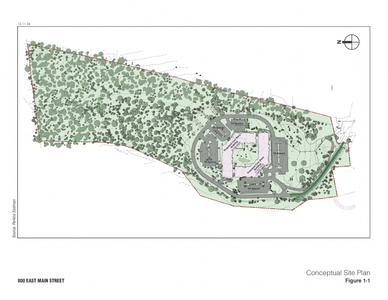 AMS 800 East Main Site Plan Rendering
