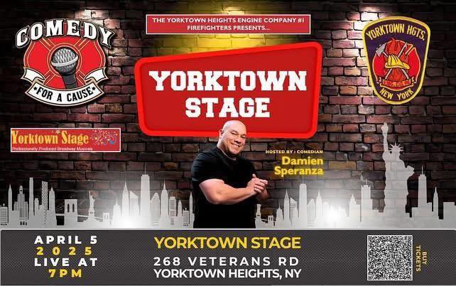 Comedy for a Cause, Yorktown Stage, April 5, 2025 at 7 pm