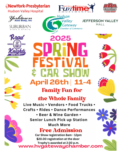 2025 Spring Festival &amp; Car Show, Saturday, April 26th, 11 am - 4 pm, Family Fun for the Whole Family