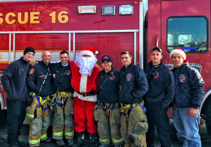 Fire Dept Candy Cane Runs