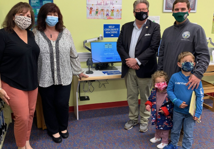 Yorktown library installs self-checkout stations