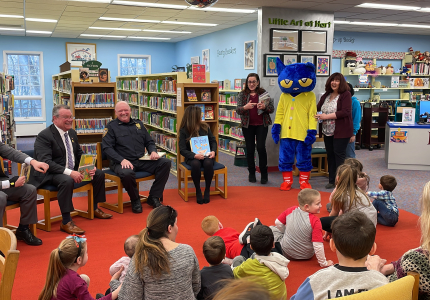 Yorktown participates in Read Across America Day