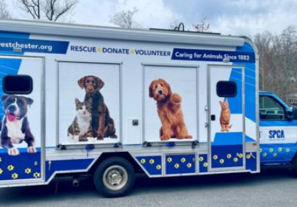 A photo of the SPCA Mobile Unit
