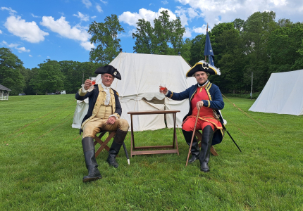 Image of Rochambeau and Tent