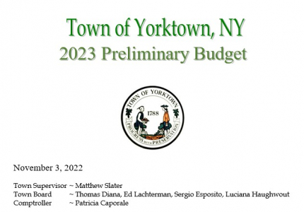 2023 PRELIMINARY BUDGET