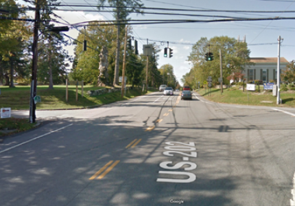 Routes 202 and 132 Intersection