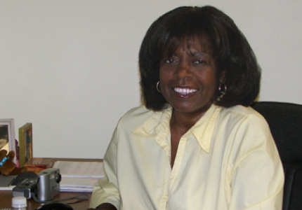 Alice E. Roker as Town Clerk in 2007