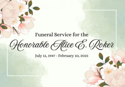 Funeral Service for the Hon. Alice E. Roker