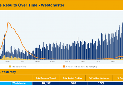 Westchester Positivity Rate - 12/02/20