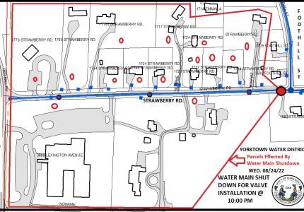 08/24/22 STRAWBERRY RD. WATER SHUTDOWN