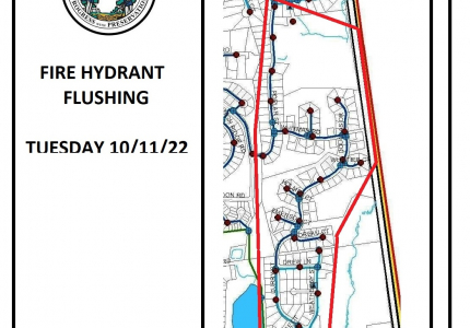 HYDRANT FLUSHING 10/11/22