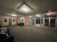 Renovated lobby at Yorktown Stage.