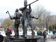 Unveiling of the Pines Bridge Monument