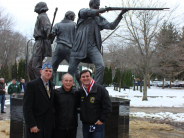 Unveiling of the Pines Bridge Monument