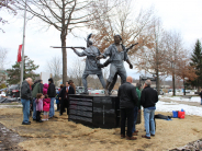 Unveiling of the Pines Bridge Monument