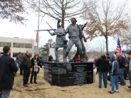 Unveiling of the Pines Bridge Monument
