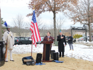 Unveiling of the Pines Bridge Monument