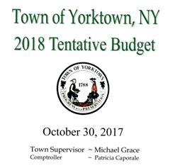 2018 Tentative Budget