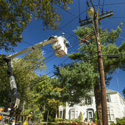 Photo of a utility worker.