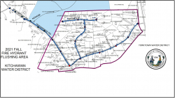 Kitchawan Water District Hydrant Flushing Map