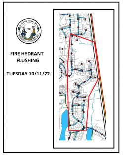 HYDRANT FLUSHING 10/11/22