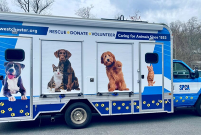 A photo of the SPCA Mobile Unit