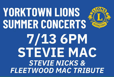 Yorktown Lions Summer Concerts Stevie Mac, Stevie Nicks/Fleetwood Mac Tribute
